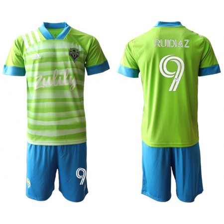 Seattle Sounders Fotbollströjor Ruidiaz 9 Barn Hemma tröja 2020/21 Kortärmad